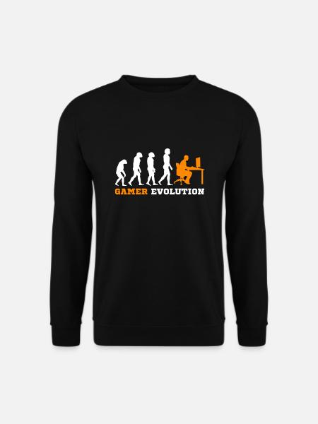 Evolution Gamer - Unisex Pullover - Schwarz