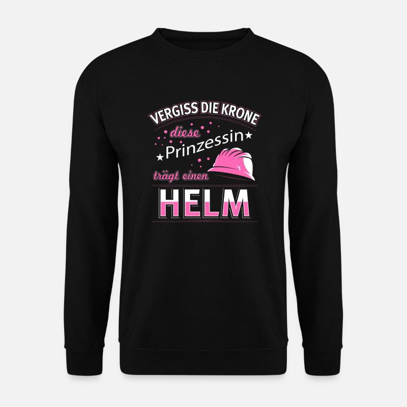 Bauleiter Baustelle Straßenbauer Geschenk - Unisex Pullover - Schwarz