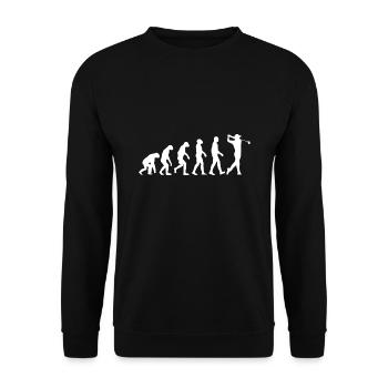 Golf Evolution - Unisex Pullover - Schwarz - Vorne - Alina (178cm) & Michal (187cm)