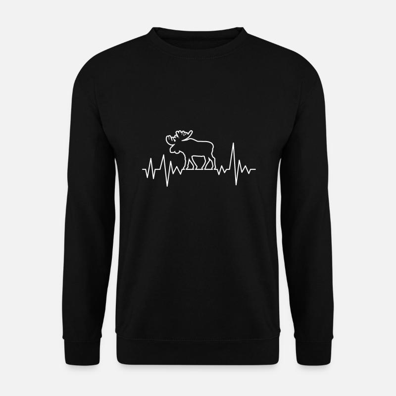 ELCH HERZSCHLAG SKANDINAVIEN - Unisex Pullover - Schwarz