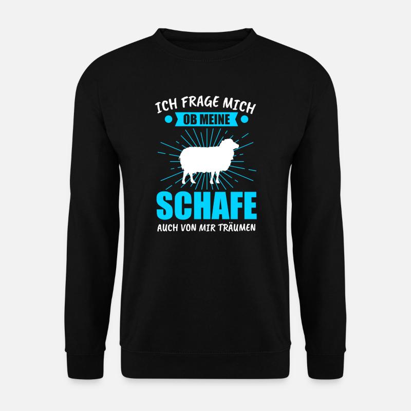 Schaf Schafe Schäfer Geschenk - Unisex Pullover - Schwarz