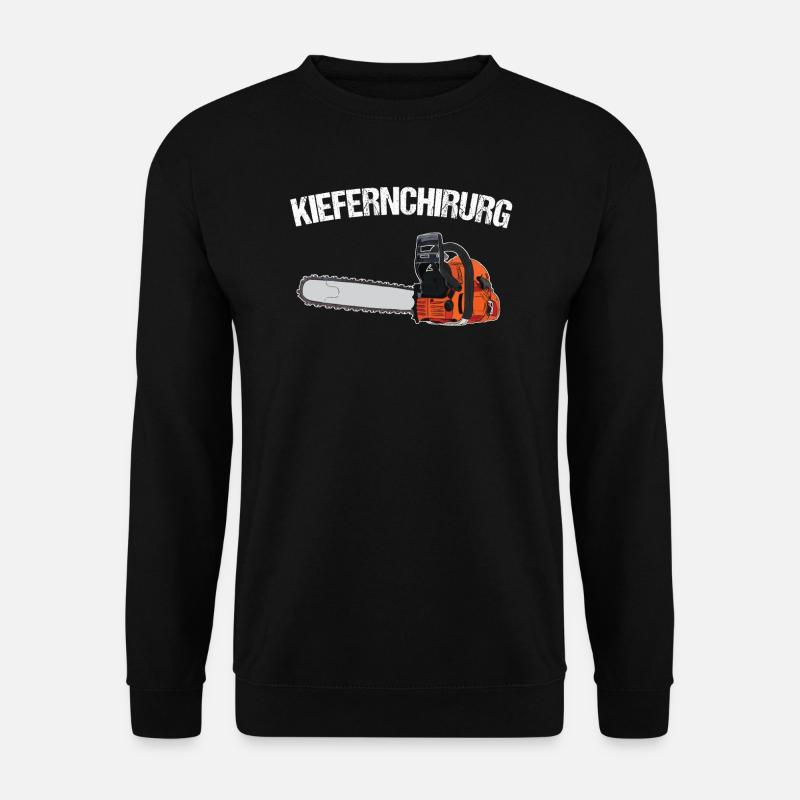 Holzfäller Holzfäller Holz Geschenk - Unisex Pullover - Schwarz