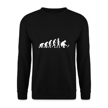 Cadeau de soudeur évolution de soudage - Sweat-shirt Unisexe - noir - Devant - Alina (178cm) & Michal (187cm)
