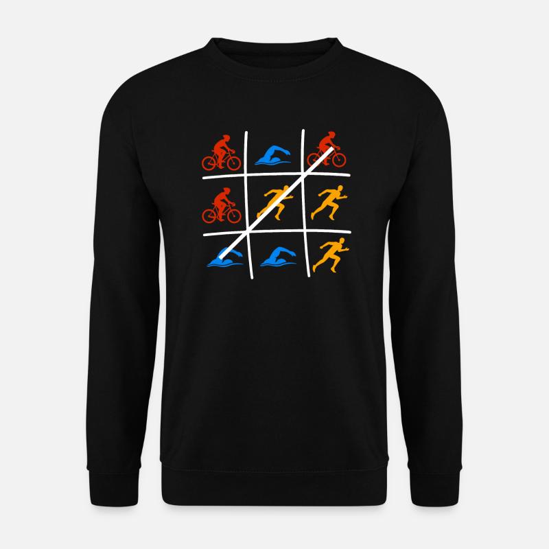 Triathlon triathlete triathletes gift - Unisex Sweatshirt - black