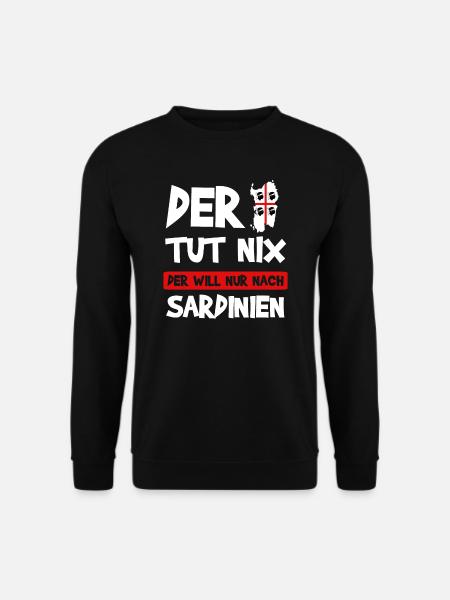 Sardinien Sardegna Italien Insel Geschenk - Unisex Pullover - Schwarz