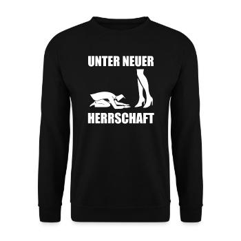 Junggesellenabschied Junggeselle JGA Geschenk - Unisex Pullover - Schwarz - Vorne - Alina (178cm) & Michal (187cm)