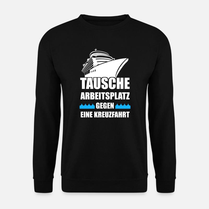Kreuzfahrt Kreuzfahrtschiff Schiffsreise Geschenk - Unisex Pullover - Schwarz