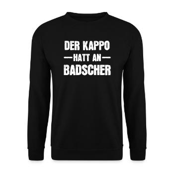 Franken Franke Fränkisch Geschenk - Unisex Pullover - Schwarz - Vorne - Alina (178cm) & Michal (187cm)