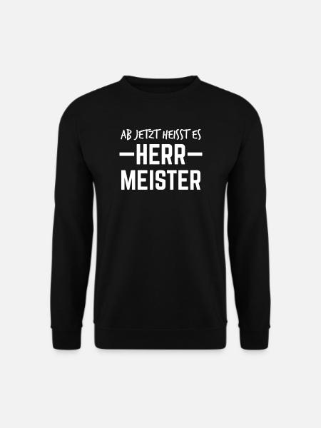 Meister 2020 Meisterprüfung Dachdecker Geschenk - Unisex Pullover - Schwarz