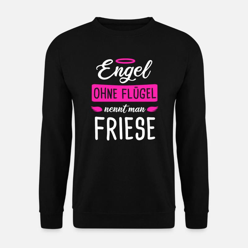 Friese Friesenpferd Friesen Geschenk - Unisex Pullover - Schwarz