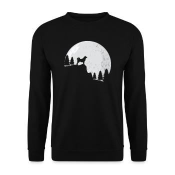 Cadeau pour chien Shiba Inu Akita - Sweat-shirt Unisexe - noir - Devant - Alina (178cm) & Michal (187cm)