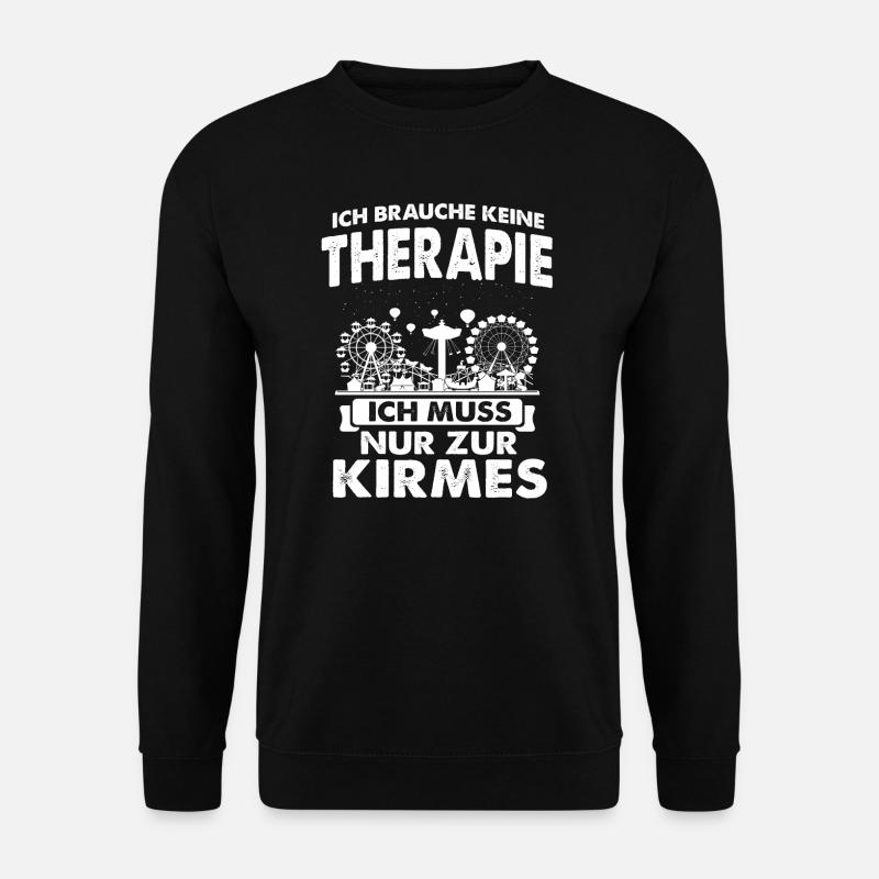 Kirmes Schausteller Kerwa Geschenk - Unisex Pullover - Schwarz