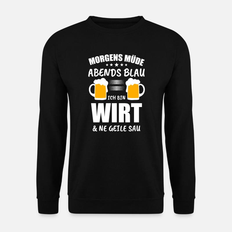 Wirt Wirte Betriebswirt Geschenk - Unisex Pullover - Schwarz