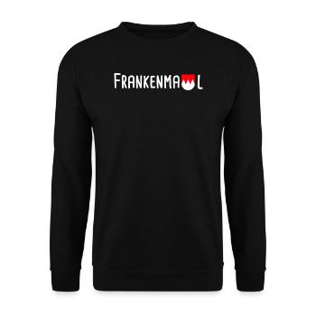 Franken Madl Franke Fränkisch Geschenk - Unisex Pullover - Schwarz - Vorne - Alina (178cm) & Michal (187cm)