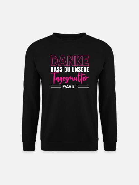 Tagesmutter Abschiedsgeschenk Kindergarten - Unisex Pullover - Schwarz