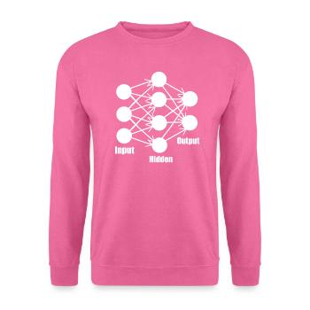 Neural Network Deep Learning Machine Geschenk - Unisex Pullover - Pink - Vorne