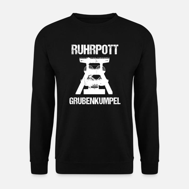 Ruhrpott Grubenkumpel Ruhrgebiet Bochum Geschenk - Unisex Pullover - Schwarz