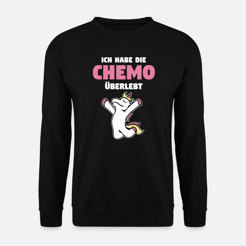 Chemo Chemotherapie Cancer Geschenk - Unisex Pullover - Schwarz