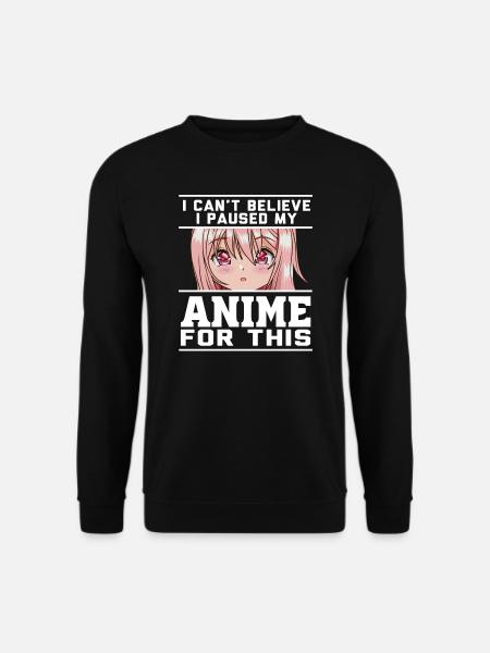 Anime Clothing Otaku Otaku Geschenk - Unisex Pullover - Schwarz