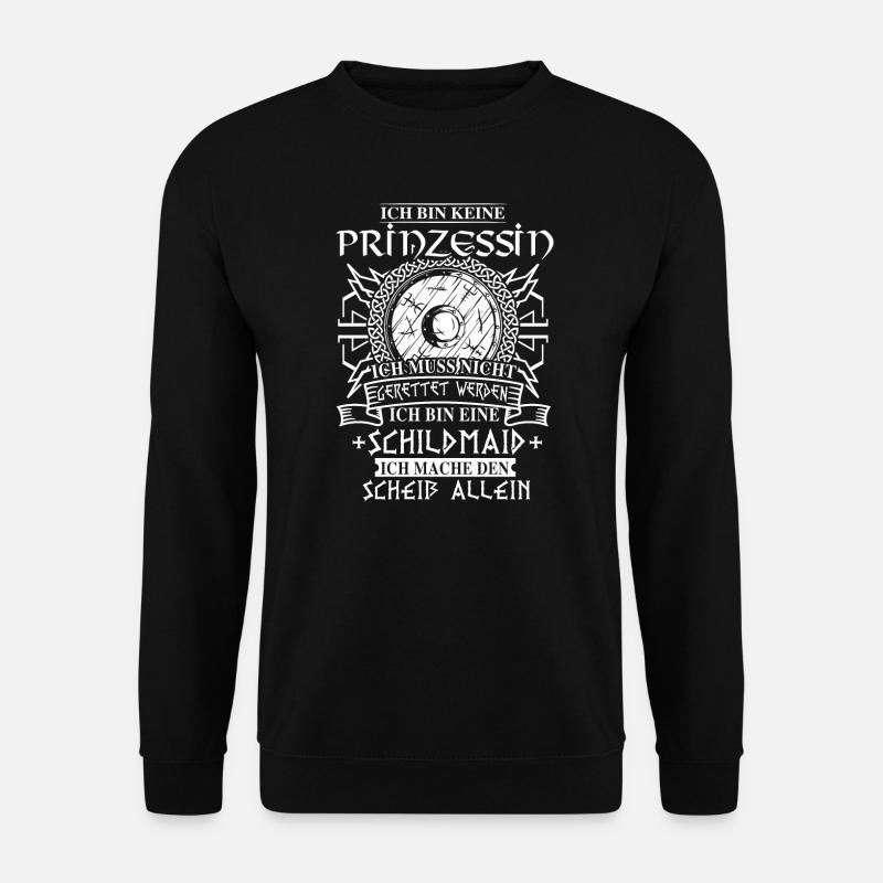 Schildmaid Wikinger Odin Geschenk - Unisex Pullover - Schwarz
