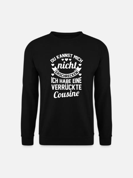 Cousine Cousinen Große Cousine Geschenk - Unisex Pullover - Schwarz
