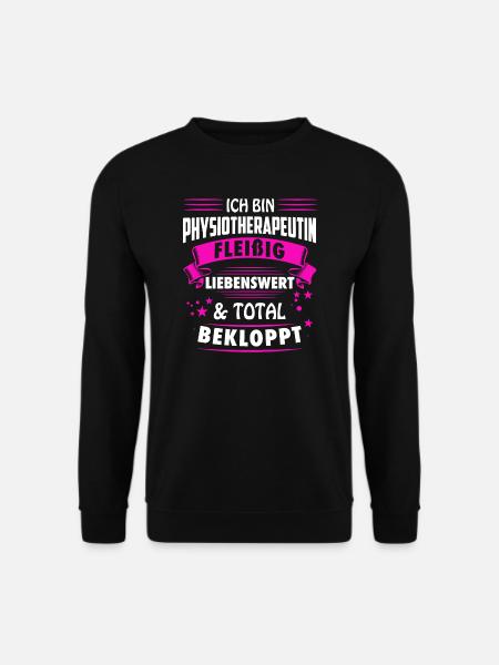 Physiotherapeutin Physiotherapie Physiotherapeut - Unisex Pullover - Schwarz