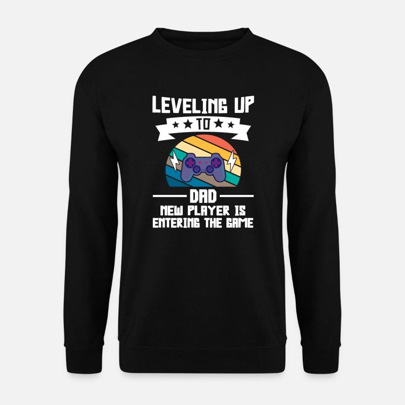 Dad's Dad Dad Gift - Unisex Sweatshirt - black