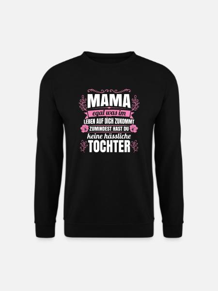 Mama Tochter Muttertag Geschenk - Unisex Pullover - Schwarz