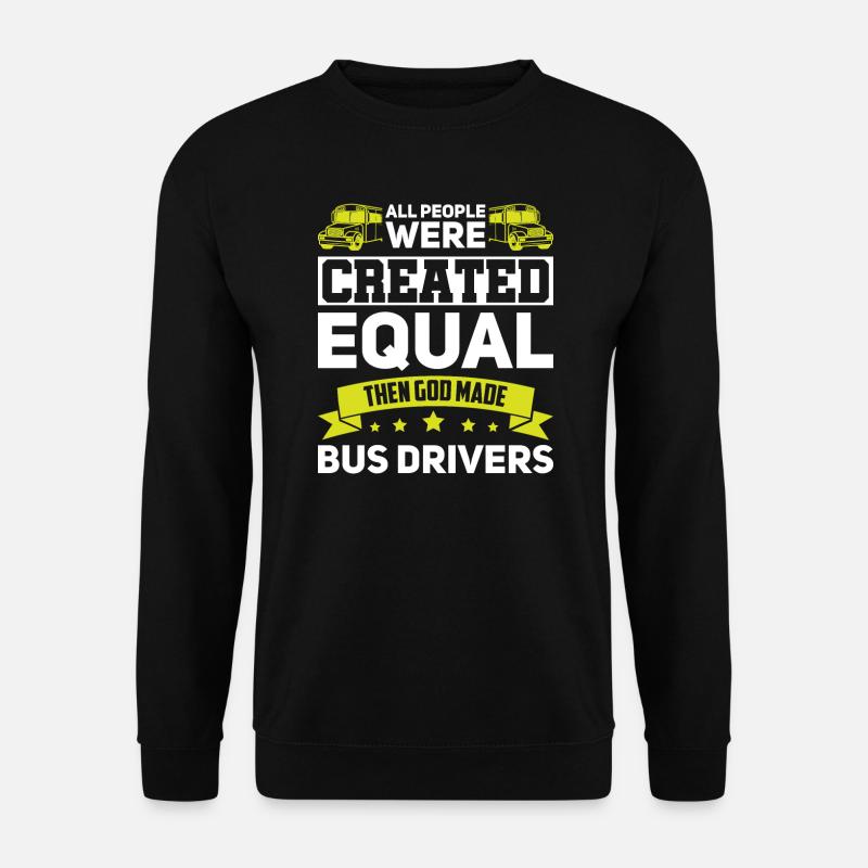 Busfahrer Busfahrer Schule Busfahrer Geschenk - Unisex Pullover - Schwarz