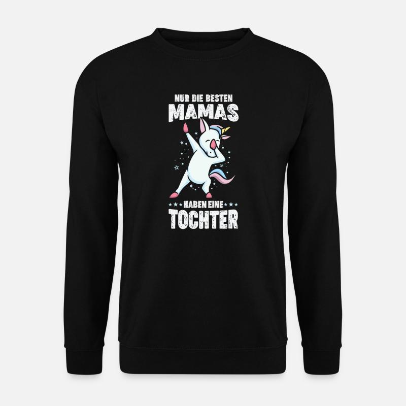 Mama Tochter Partnerlook Geschenk - Unisex Pullover - Schwarz