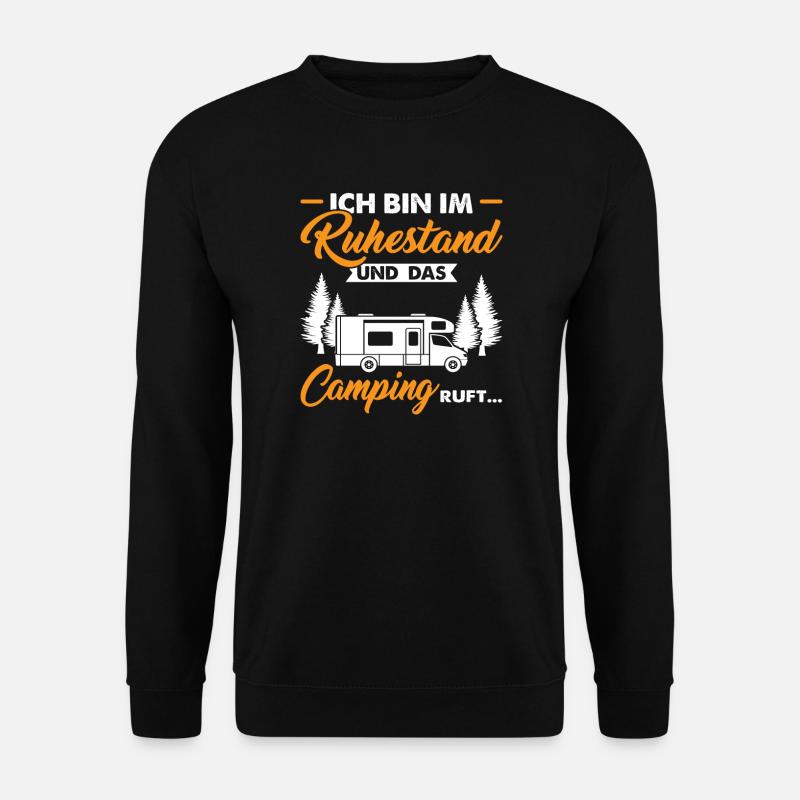 Rentner Camping Wohnmobil Geschenk - Unisex Pullover - Schwarz