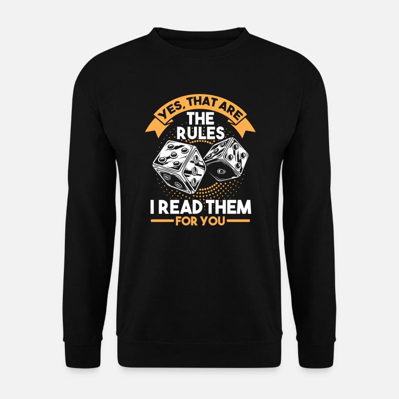 Brettspiel Brettspiele Brettspiel Geschenk - Unisex Pullover - Schwarz