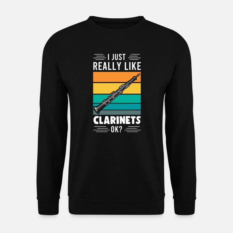 Clarinet Clarinet Clarinet Player Gift - Unisex Sweatshirt - black