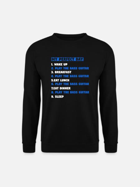 Bass Guitar Bass Guitar Bassist Gift - Unisex Sweatshirt - black