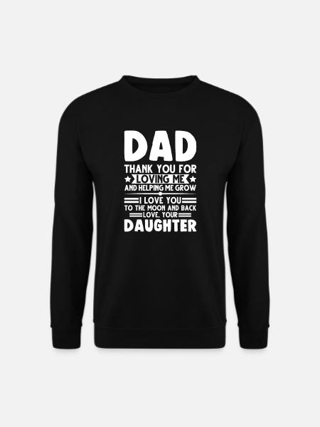 Dad daughter father daughter gift - Unisex Sweatshirt - black