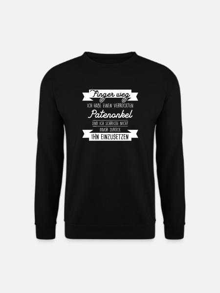 Patenonkel Taufpate Patenkind Geschenk - Unisex Pullover - Schwarz