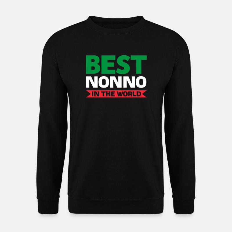 Opa Nonno Opa Nonno Geschenk - Unisex Pullover - Schwarz