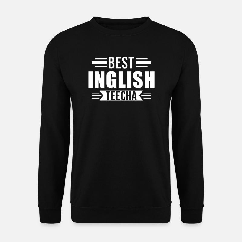 Anglais enseignant enseignante cadeau - Sweat-shirt Unisexe - noir