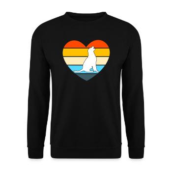 Labrador Labrador Mama Hund Geschenk - Unisex Pullover - Schwarz - Vorne - Alina (178cm) & Michal (187cm)
