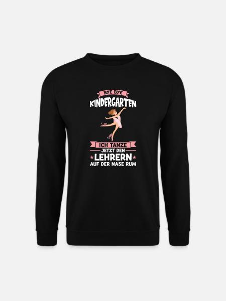 Schulkind Ballerina Schulanfänger Geschenk - Unisex Pullover - Schwarz