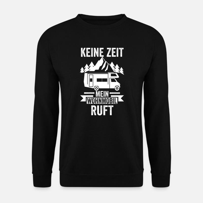 Wohnmobil Camping Wohnmobil Geschenk - Unisex Pullover - Schwarz