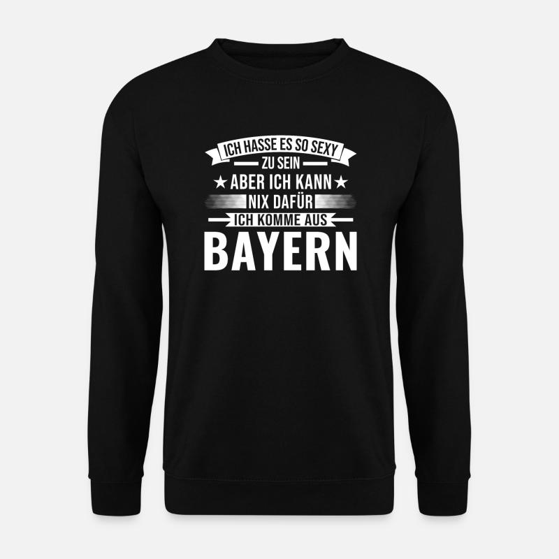 Bayer Bayern Bayrisch Geschenk - Unisex Pullover - Schwarz