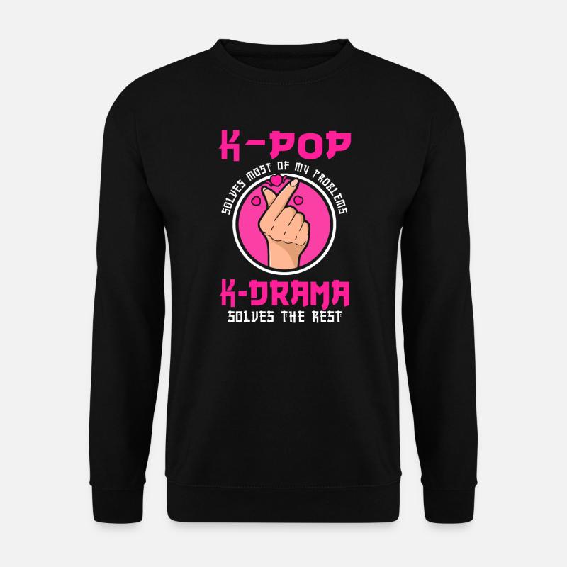 K-Pop & K-Drama K-Pop Geschenk - Unisex Pullover - Schwarz