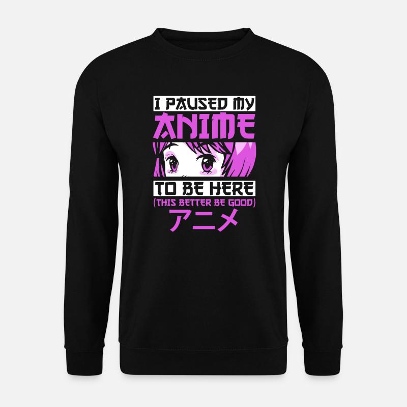 Anime Anime Otaku Gift - Unisex Sweatshirt - black