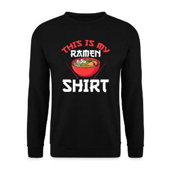 Ramen Ramen Merchandise Cadeau japonais - Sweat-shirt Unisexe - noir - Devant - Alina (178cm) & Michal (187cm)