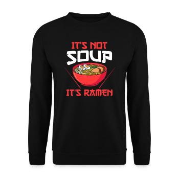 Ramen Ramen Merchandise Cadeau anime - Sweat-shirt Unisexe - noir - Devant - Alina (178cm) & Michal (187cm)