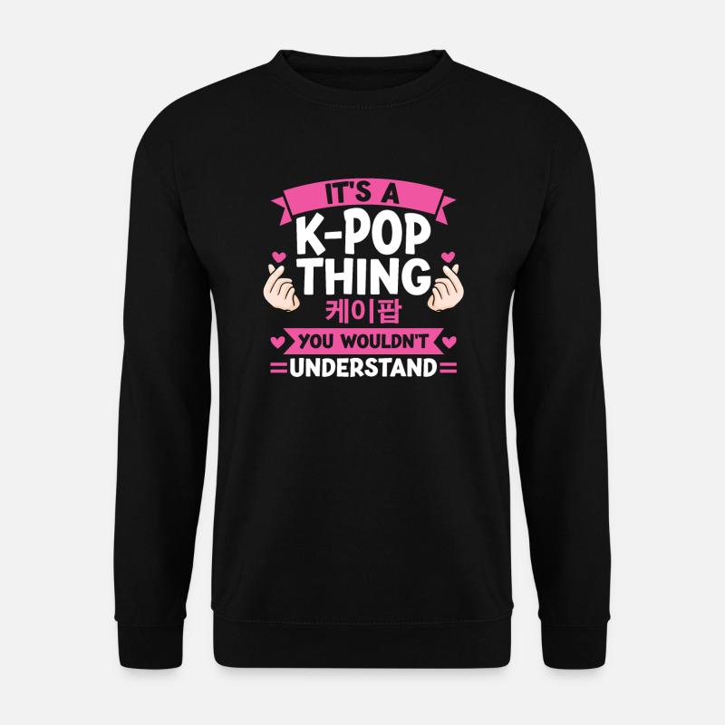 K-Pop K-Pop Gift - Unisex Sweatshirt - black