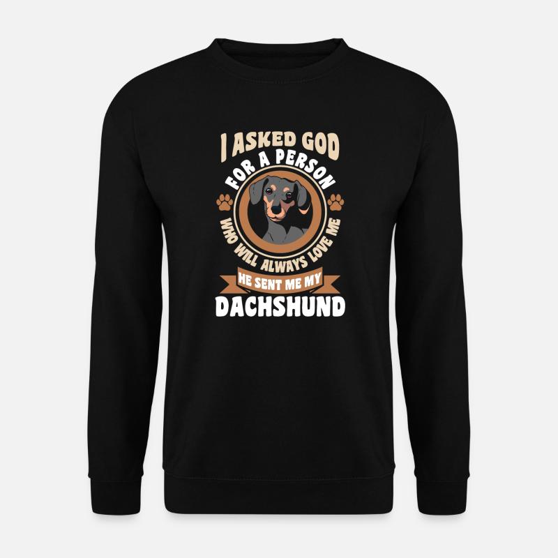 Teckel teckel cadeau - Sweat-shirt Unisexe - noir