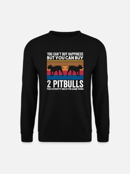 2 Pitbulls 2 Pitbulls Gift - Unisex Sweatshirt - black