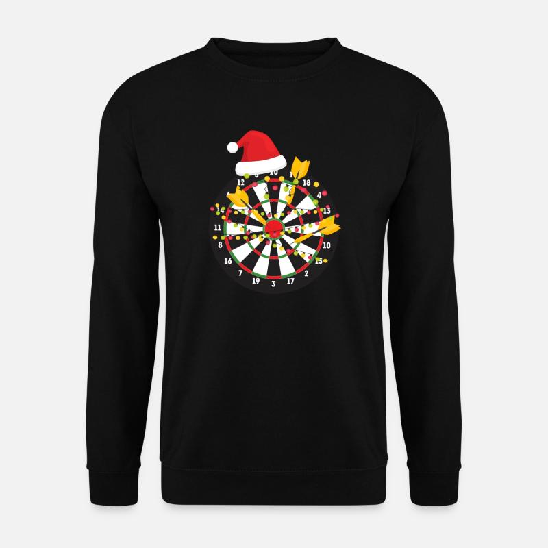 Dart Weihnachten Weihnachtsgeschenk - Unisex Pullover - Schwarz